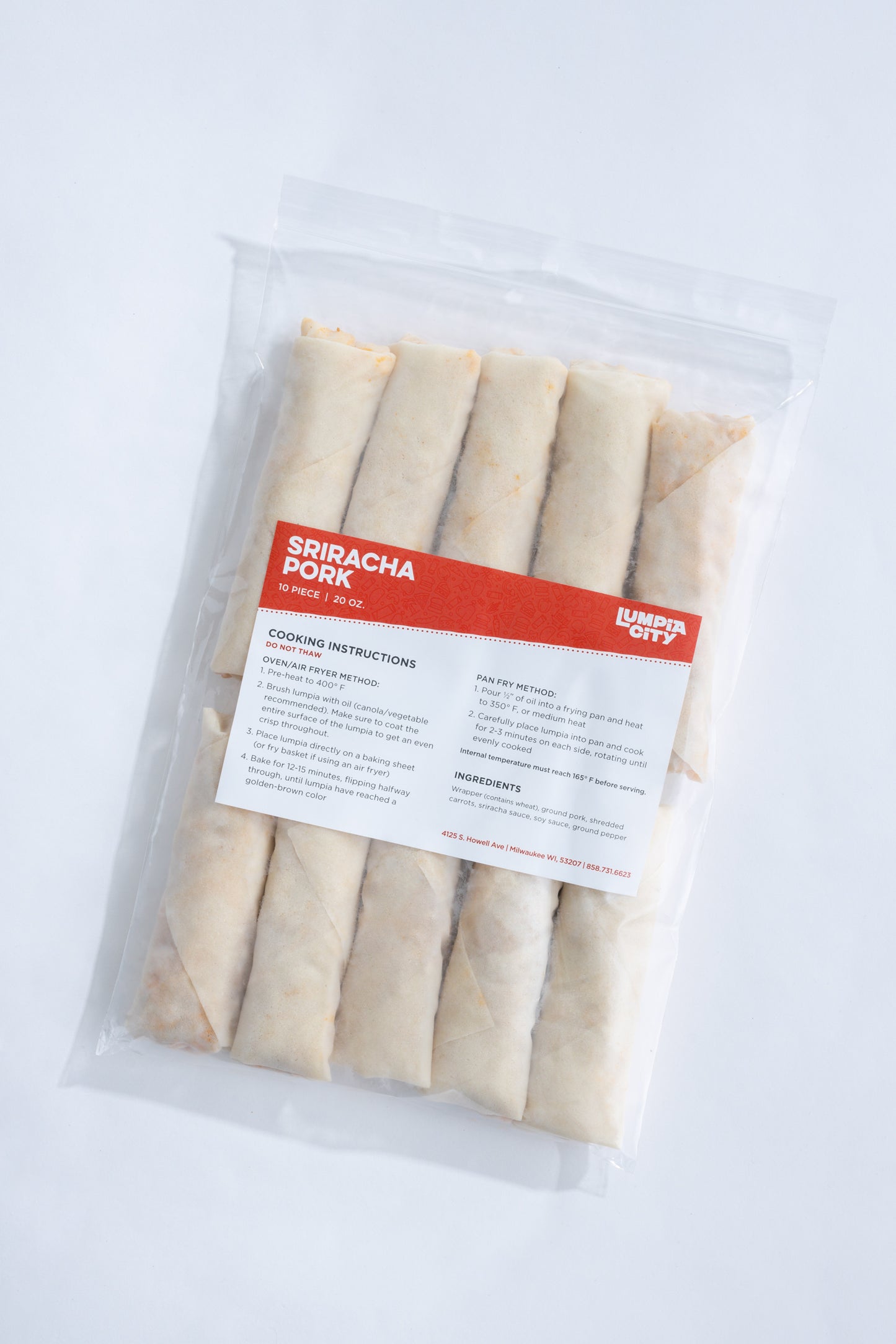Sriracha Pork Lumpia